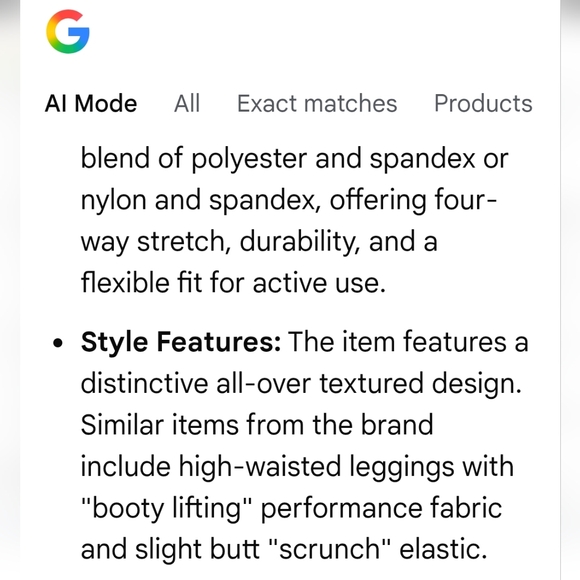 La Society Textured Butt Lifting Leggings NWT - Picture 5 of 5